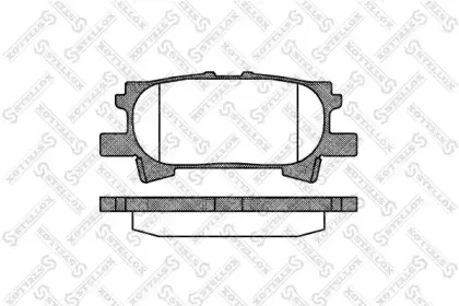 Комплект тормозных колодок, дисковый тормоз STELLOX купить